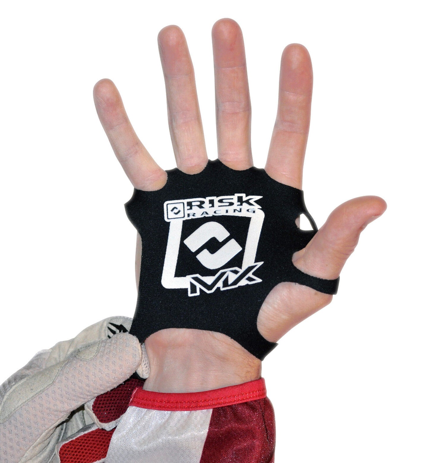 Risk Racing Carbide Gloves Motocross MX Handschuhe inkl. 1 Paar Palm Protectoren