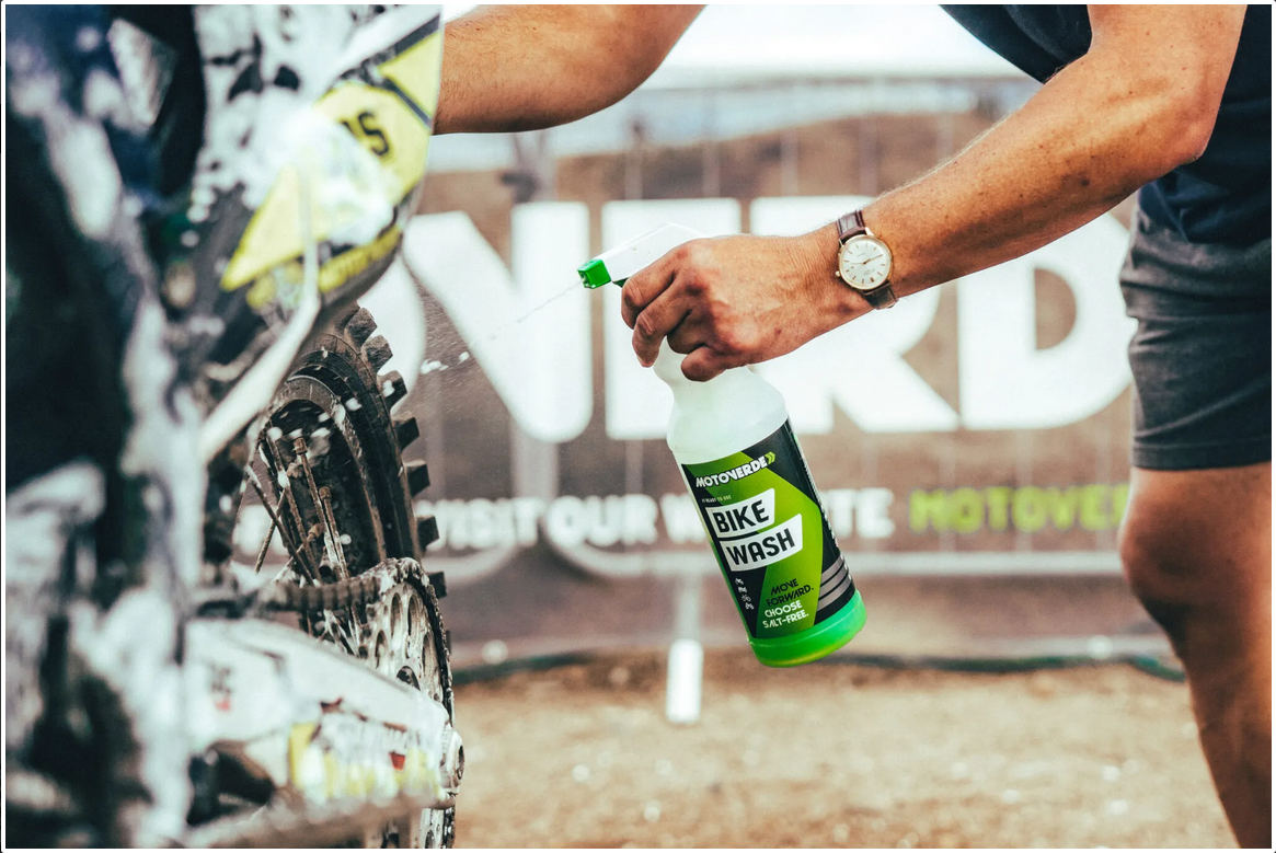 Motoverde Bike Wash Reiniger, für Fahrrad und Motorrad, waschen, Glanz 1 Liter