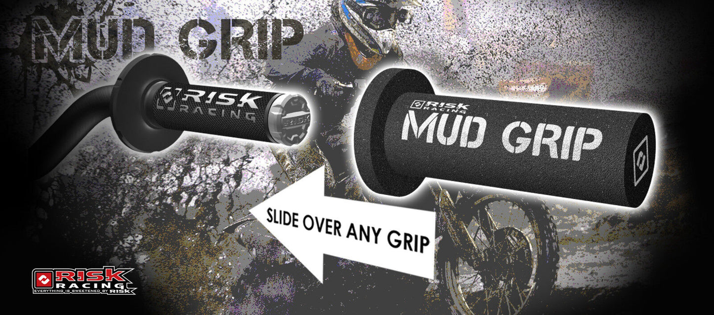 Risk Racing Mud Grips MX Motocross Griffschutz gegen Schmutz fester Griff