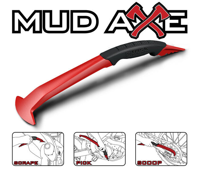 Risk Racing Mud Axe Reinigungstool reinigen MX Motocross Mudscraper NEW