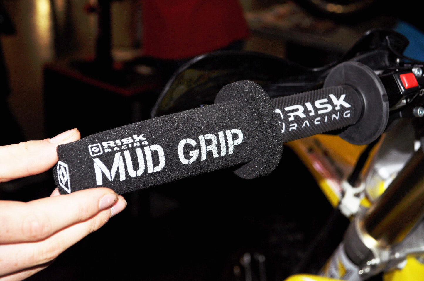 Risk Racing Mud Grips MX Motocross Griffschutz gegen Schmutz fester Griff