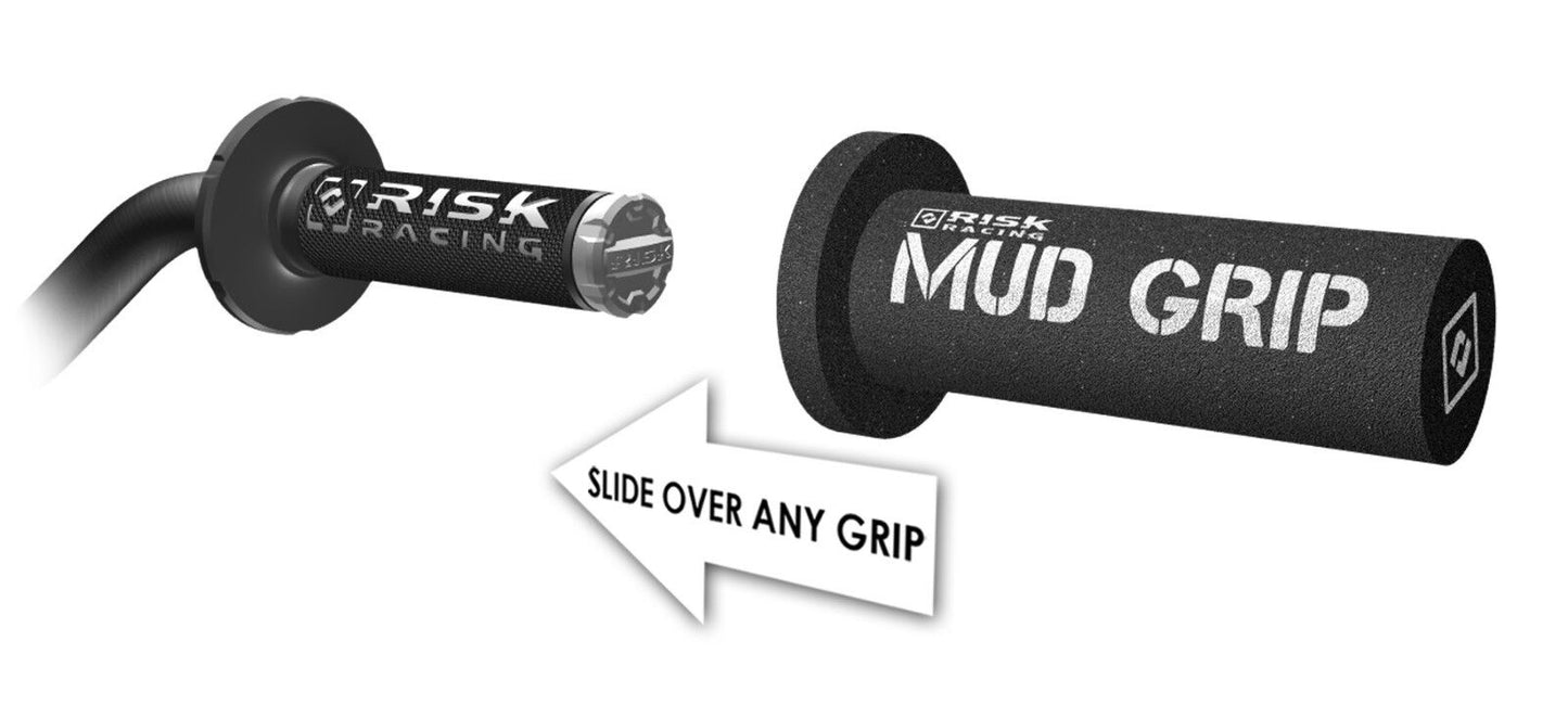 Risk Racing Mud Grips MX Motocross Griffschutz gegen Schmutz fester Griff