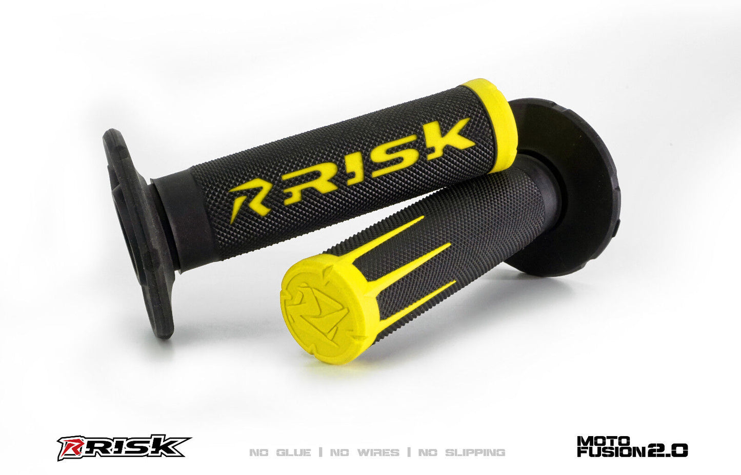 Risk Racing Fusion Grip 2.0 MOTO Gelb MX Motocross Neu Griffe Schutz